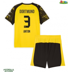 Borussia Dortmund Waldemar Anton #3 Hemmaställ Barn 2025-26 Kortärmad (+ Korta byxor)